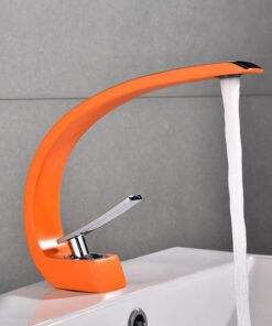 "EleganceFlow" – Bakrena miješalica za umivaonik (Dostupna u 7 boja)