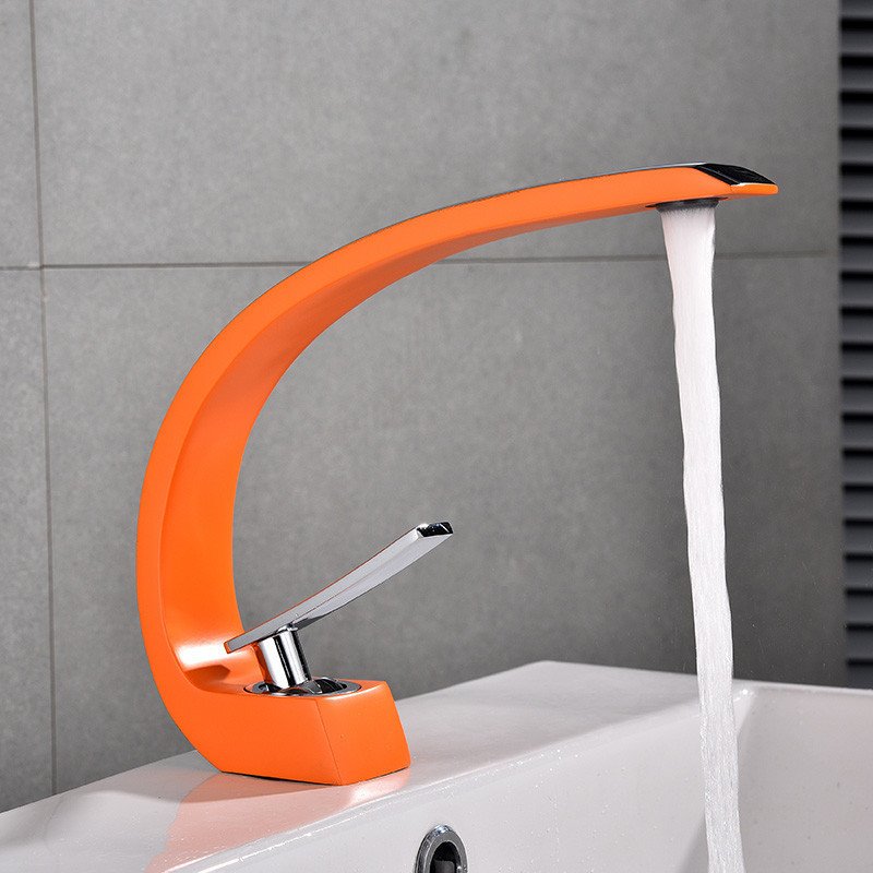 "EleganceFlow" – Bakrena miješalica za umivaonik (Dostupna u 7 boja)