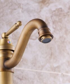 "Vintage Brass" – Antička miješajuća slavina (Visoka/Kratka)
