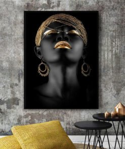 "AfroQueen" Canvas Print – Moderna zidna dekoracija na platnu