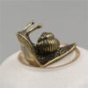 "AntiqueSnail" Copper – Minijaturna figura od čistog bakra antikne teksture