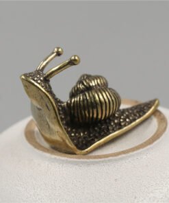 "AntiqueSnail" Copper – Minijaturna figura od čistog bakra antikne teksture