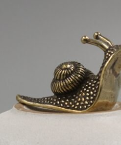 "AntiqueSnail" Copper – Minijaturna figura od čistog bakra antikne teksture