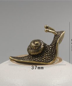 "AntiqueSnail" Copper – Minijaturna figura od čistog bakra antikne teksture