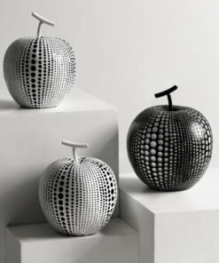 "Apple & Pear" Art – Dekorativna figura od smole (Jabuka i Kruška)