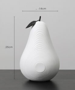"Apple & Pear" Art – Dekorativna figura od smole (Jabuka i Kruška)