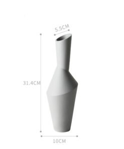 "AsymmetricFlow" Ceramic – Keramička vaza s kosim otvorom