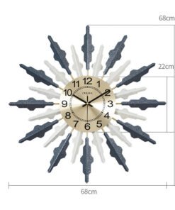 "AuraTime" Luxury – Kreativni zidni sat od metala
