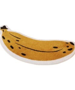 „BananaSoft“ – Nepravilna kupaonska prostirka od mikrovlakana (imitacija janjeće vune)