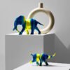 "CamoElephants" Art – Moderni set dekorativnih slonova od smole (Set 2 figure)