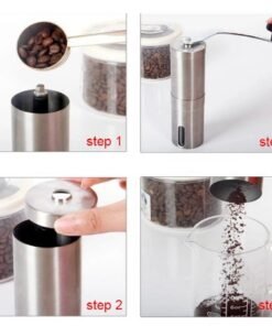 "CoffeeCraft" Precision – Ručni mlin za kafu od nehrđajućeg čelika s keramičkim jezgrom