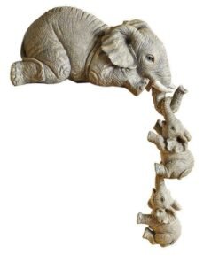 "Family Bond" Elephant Set – Dekorativna skulptura povezanosti