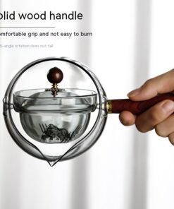 "GlassSpin" Pro – Rotacijski stakleni čajnik sa difuzorom