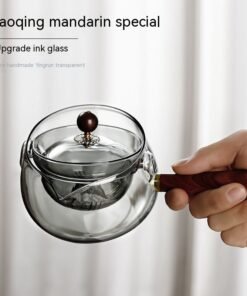 "GlassSpin" Pro – Rotacijski stakleni čajnik sa difuzorom