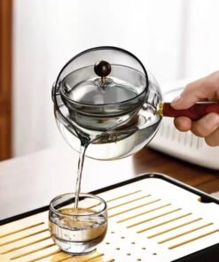 "GlassSpin" Pro – Rotacijski stakleni čajnik sa difuzorom