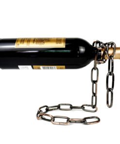 "GravityChain" Art – Levitirajući nosač za vino od željeznog lanca
