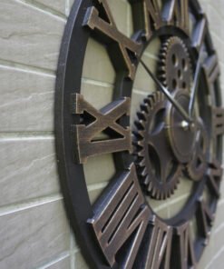 "LoftArt" Industrial – Zidni sat sa metalnim okvirom