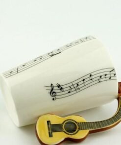 "MelodyGrip" Porcelain – Kreativna muzička šolja sa unikatnom drškom