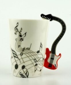"MelodyGrip" Porcelain – Kreativna muzička šolja sa unikatnom drškom