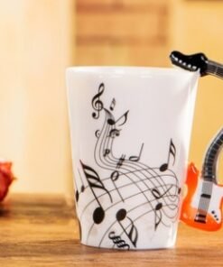 "MelodyGrip" Porcelain – Kreativna muzička šolja sa unikatnom drškom