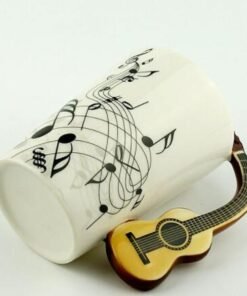 "MelodyGrip" Porcelain – Kreativna muzička šolja sa unikatnom drškom