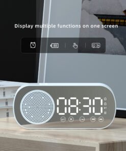 "MirrorTune" 5-in-1 Smart Alarm – Višenamjenski Bluetooth budilnik sa ogledalom
