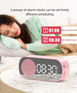 "MirrorTune" 5-in-1 Smart Alarm – Višenamjenski Bluetooth budilnik sa ogledalom