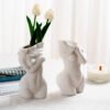 "ModernMuse" Silhouette – Umjetnička porculanska vaza u obliku ženske figure