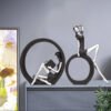 "ModernRing Art" – Apstraktna dekorativna skulptura (set 2 figure)