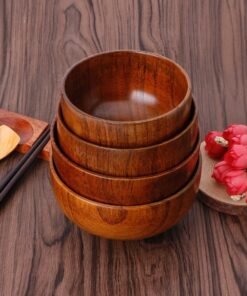"NatureGrain" Artisan – Drvena okrugla zdjela od punog drveta