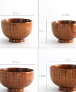 "NatureGrain" Artisan – Drvena okrugla zdjela od punog drveta