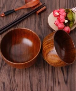 "NatureGrain" Artisan – Drvena okrugla zdjela od punog drveta