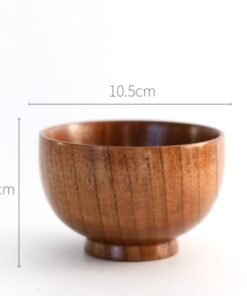 "NatureGrain" Artisan – Drvena okrugla zdjela od punog drveta