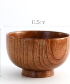 "NatureGrain" Artisan – Drvena okrugla zdjela od punog drveta