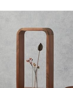 "NatureHarmony" Hydroponic Duo – Dekorativni stalak od prirodnog drveta sa staklenim epruvetama