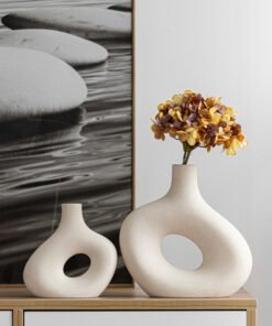 “Nordic Hollow Vase” – Skulpturalna keramička vaza modernog europskog stila