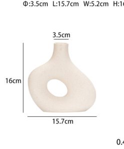“Nordic Hollow Vase” – Skulpturalna keramička vaza modernog europskog stila