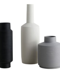 "NordicFlow" Linear – Keramička vaza profinjene teksture