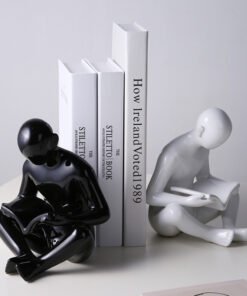 "NordicMind" Abstract – Keramička dekorativna figura / Držač za knjige