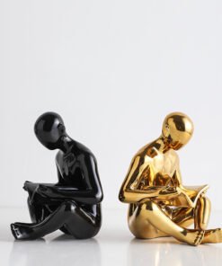 "NordicMind" Abstract – Keramička dekorativna figura / Držač za knjige