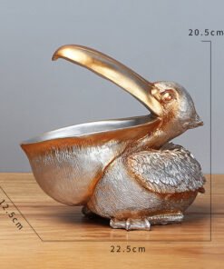 "Pelican Key Keeper" Art – Dekorativna figura pelikana sa funkcijom odlaganja