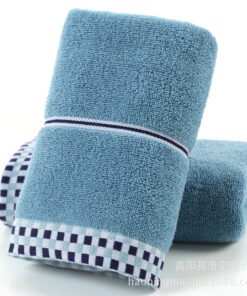 "PureCotton" Houndstooth – Premium pamučni ručnik za lice (100% pamuk)