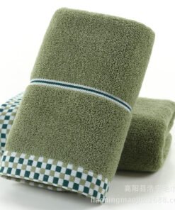 "PureCotton" Houndstooth – Premium pamučni ručnik za lice (100% pamuk)