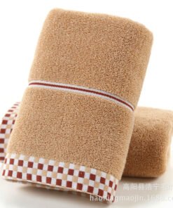 "PureCotton" Houndstooth – Premium pamučni ručnik za lice (100% pamuk)