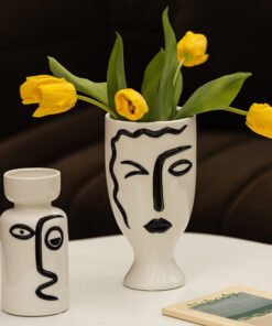"SilhouetteLine" Ceramic – Keramička vaza linearnog dizajna