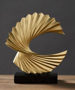 "Spiral Harmony Art" – Moderna apstraktna dekorativna skulptura od smole