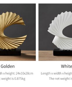 "Spiral Harmony Art" – Moderna apstraktna dekorativna skulptura od smole