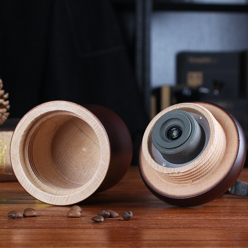 "VintageGrind" Artisan – Ručni mlin za kafu od punog drveta