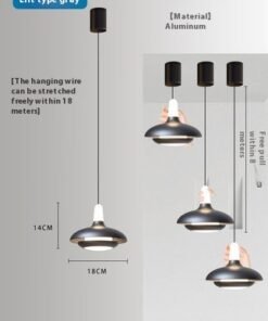 “Aero Dome Light” – Nordijska viseća svjetiljka sa modernom metalnom kupolom