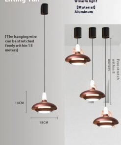 “Aero Dome Light” – Nordijska viseća svjetiljka sa modernom metalnom kupolom